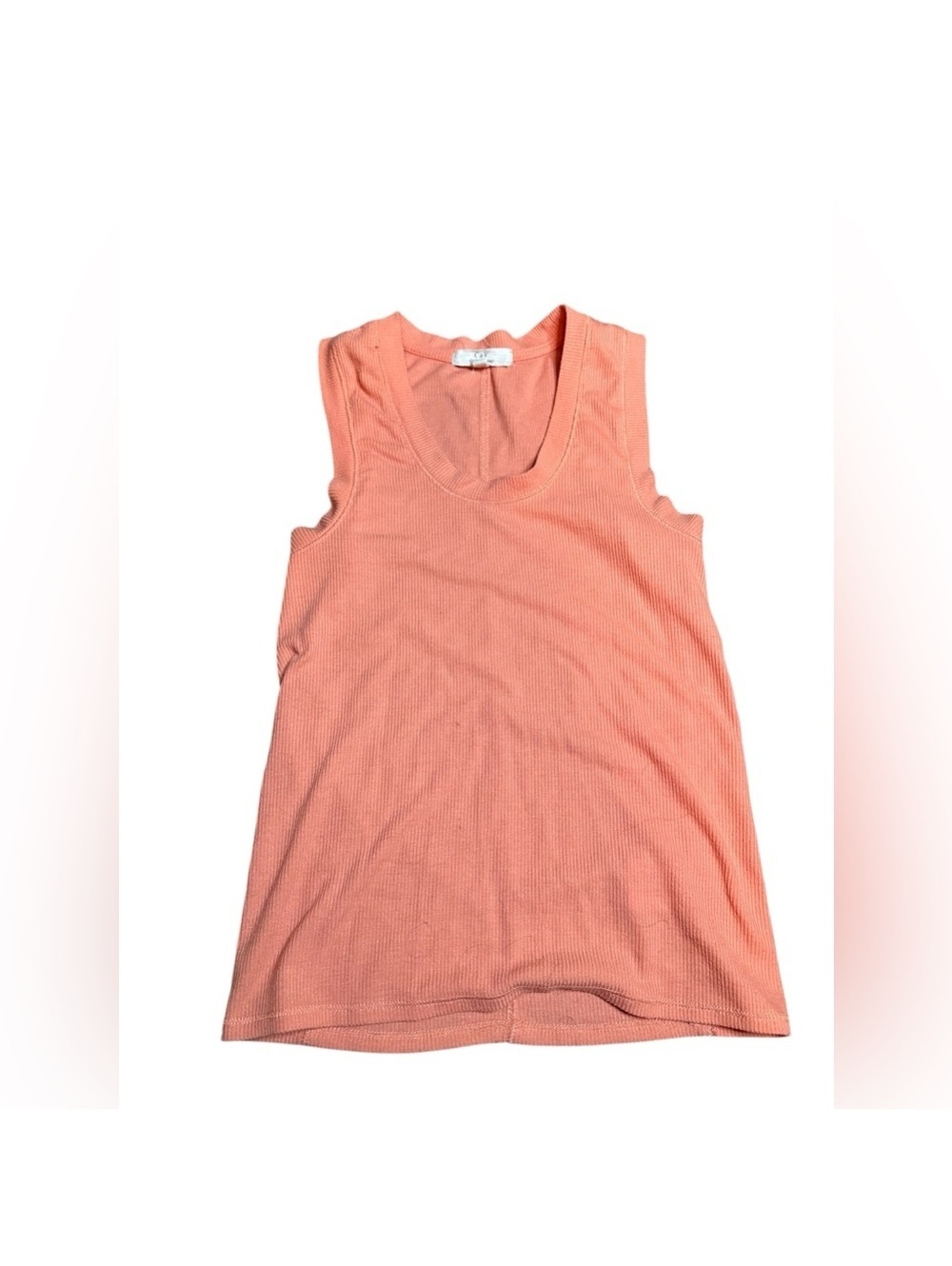 chelsea + violet orange tank size small